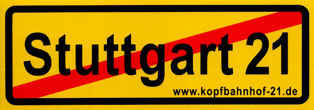 GEGEN "STUTTGART 21"