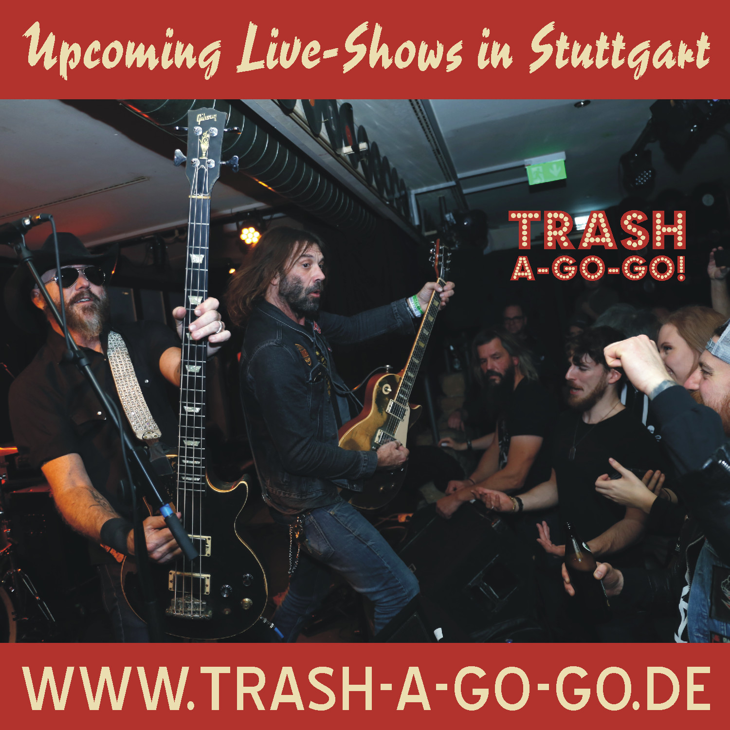 TRASH-A-GO-GO! – Upcoming Live-Shows in Stuttgart (Playlist bei diesem Spotify)