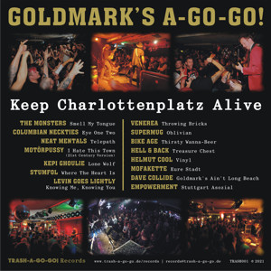 GOLDMARK'S A-GO-GO! Keep Charlottenplatz Alive (TRASH001) | Backcover